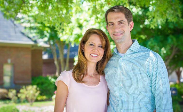 Gabriel Cotton's parents, Tom Cotton and Anna Peckham.
